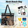 Promotional Beach Tote Bag Black Beach Bag Large Beach Bag Supplier